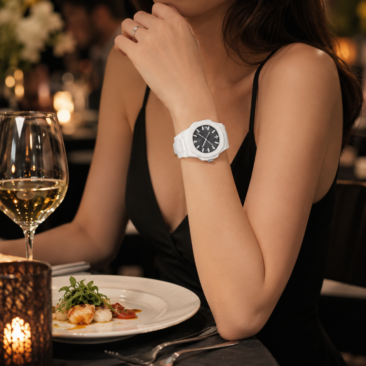 From an elegant dinner to breakfast on the pier.